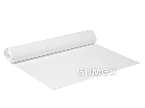 Folie 842 D phthalatfrei, 0,3mm, Breite 1400mm, 42°ShD, D62 Dessin, PVC, +5°C/+40°C, weiß (1261), 
